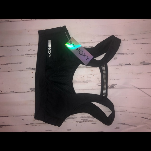🧘🏻‍♀️Roxy Women's Ashtani Sports Bra black - Picture 4 of 6